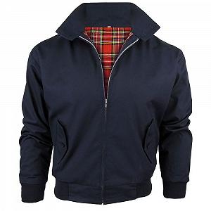 Куртка Харрингтон мужская Army And Workwear с клетчатой подкладкой и молнией - Классическая куртка-бомбер - Сделано в Великобритании - Фото 1
