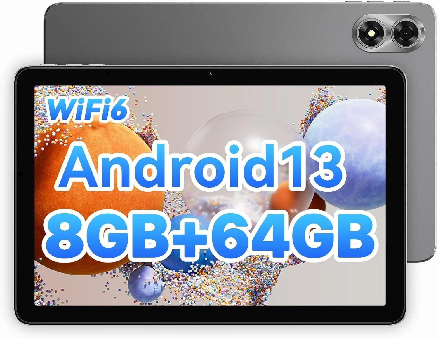 Планшет 10.1" Full HD UMIDIGI G1 MT10 4+4/64GB 4 ядра Android 13 6000 mAh Серый, фото №1