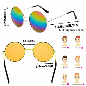 Сонцезахисні окуляри круглі в стилі ретро, різнокольорові, 6 шт ціна на synthetic.ua - Фото 1 Сонцезахисні окуляри круглі в стилі ретро, різнокольорові, 6 шт synthetic.ua - Фото 1