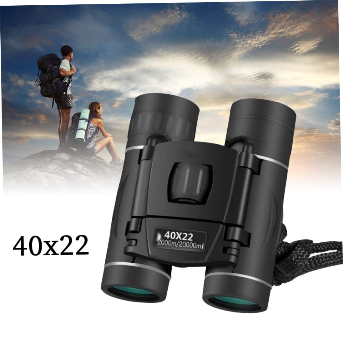 Бинокль Optics Mini HD 40x22 Black, фото №2 Бинокль Optics Mini HD 40x22 Black, фото №2