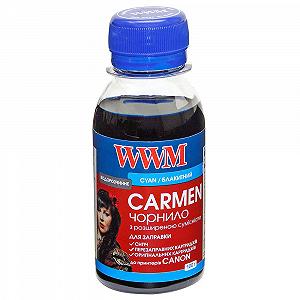Чернила для Canon 36 CLI-36 1511B001 WWM CARMEN Cyan 100г CU/C-2 Чернила для Canon 36 CLI-36 1511B001 WWM CARMEN Cyan 100г CU/C-2