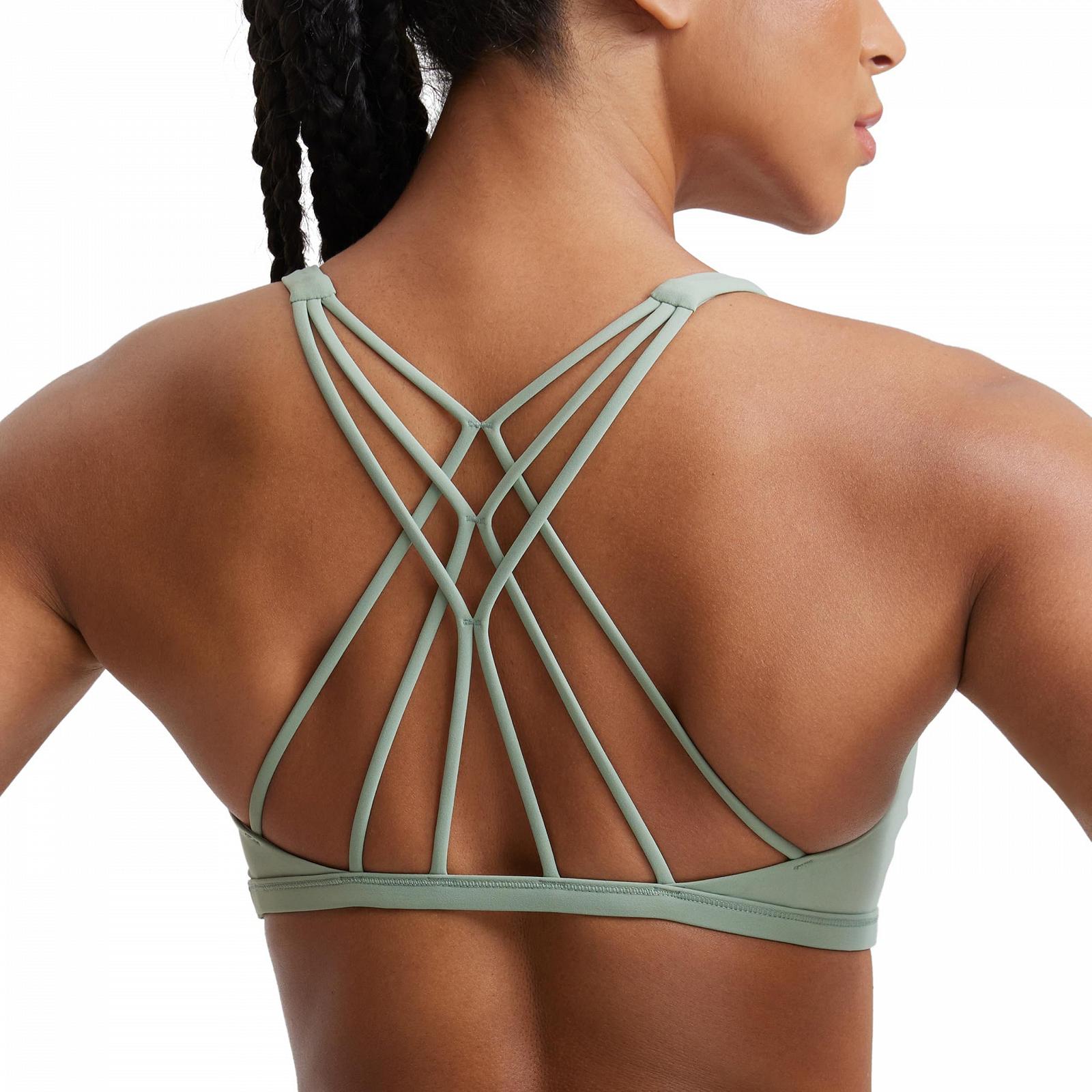 Спортивный бюстгальтер CRZ YOGA Spaghetti Crossed Back Crop Top без косточек со съемными чашками для йоги, фото №1 Спортивный бюстгальтер CRZ YOGA Spaghetti Crossed Back Crop Top без косточек со съемными чашками для йоги, фото №1