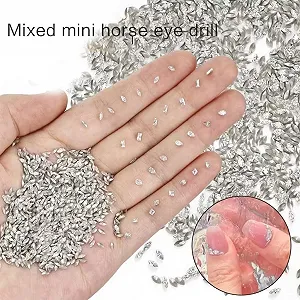 Стразы Нерегулярные Кристалл для дизайна ногтей, 50/500 шт synthetic.ua - Фото 1