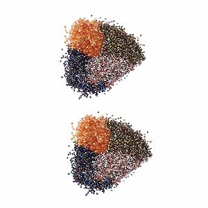 Стрази для манікюру minkissy 8 упаковок Мікро-циркон Різнокольорові - Фото 1