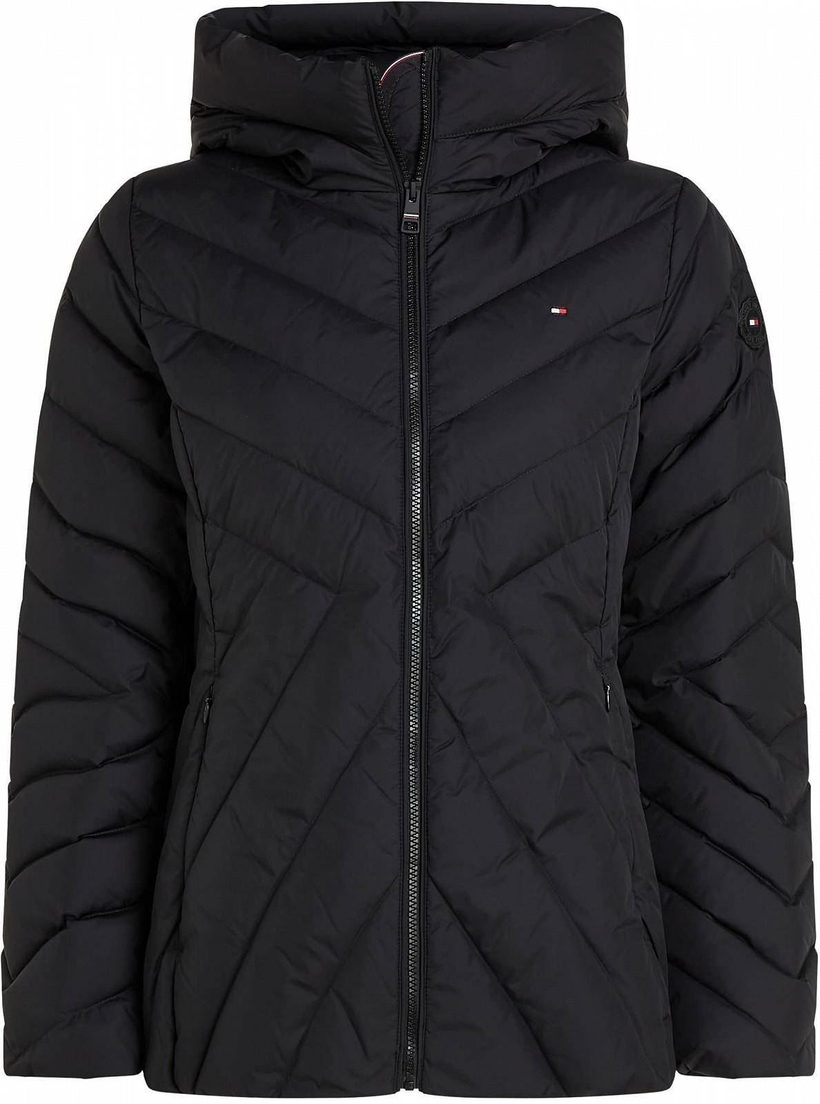 Куртка пухова Tommy Hilfiger Жіноча з капюшоном, фото №5