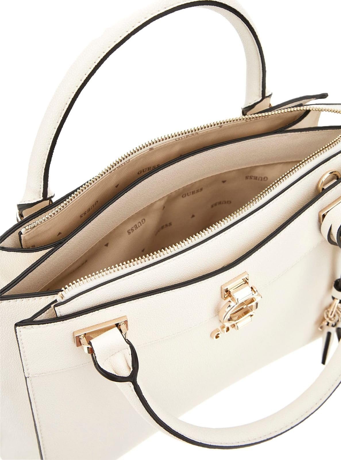 Сумка GUESS Jorah Luxury Satchel Камень, фото №3