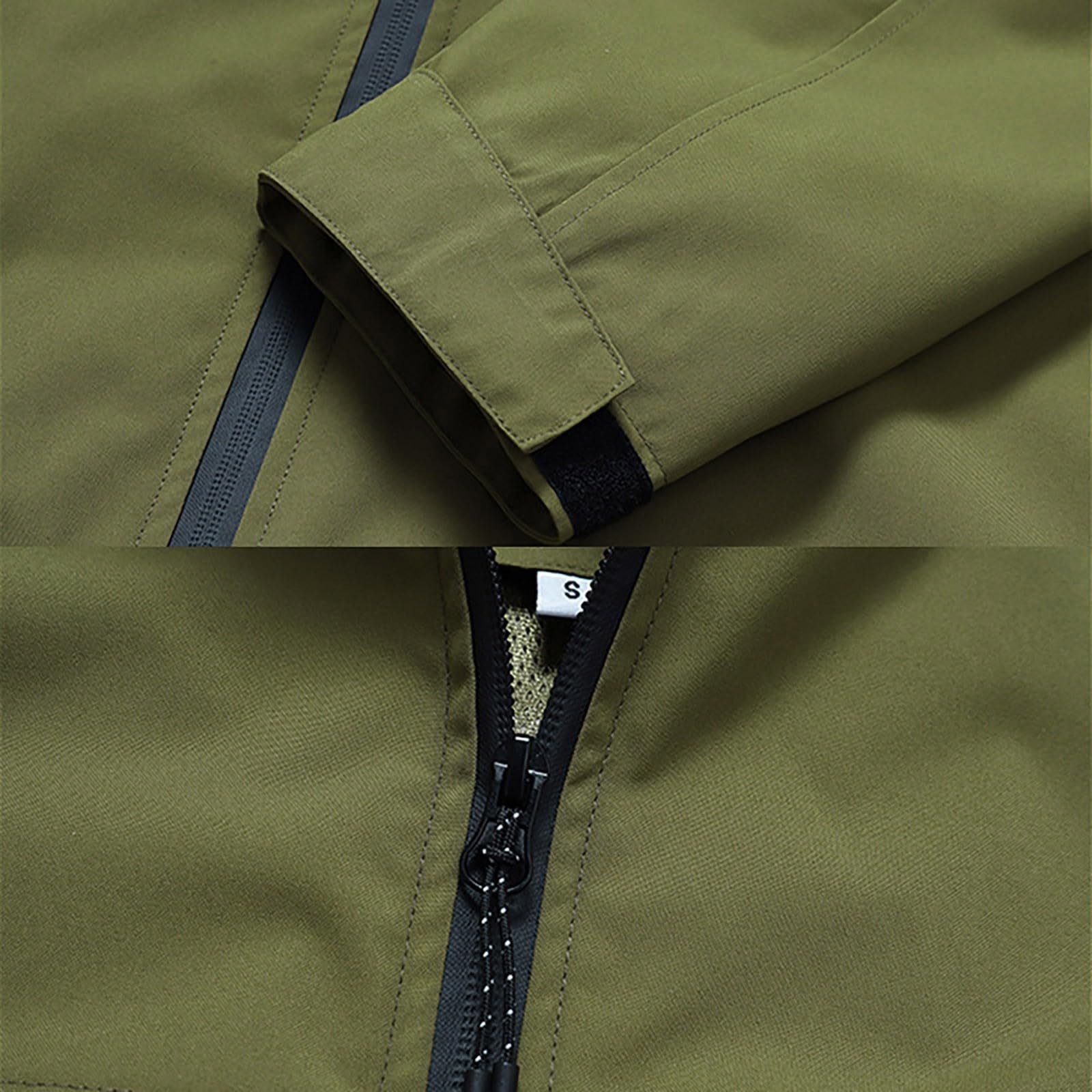 Дождевик Женский Водонепроницаемый Softshell Comfort Fit Куртка с капюшоном Легкая Куртка с капюшоном Ветровка Функциональная Куртка для походов, путешествий, трекинга, езды на велосипеде, фото №5