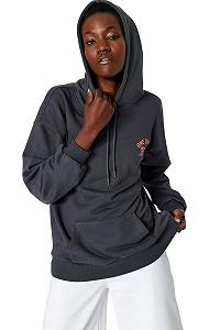 Толстовка TRENDYOL Motto, большой размер, с длинными рукавами synthetic.ua - Фото 1