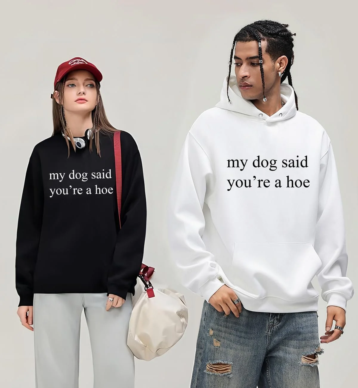 Толстовка з капюшоном My Dog Said You're A Hoe Sweatshirt Lustiges Hunde-Shirt Unisex, фото №2