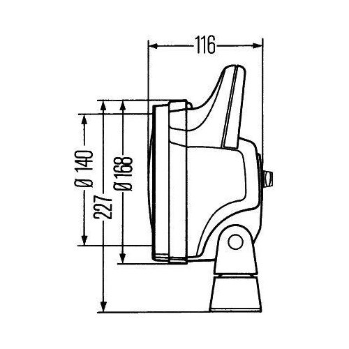 Рабочая фара HELLA 1G4 003 470-011 Matador для DAF SCANIA STEYR AHLMANN, фото №4 Рабочая фара HELLA 1G4 003 470-011 Matador для DAF SCANIA STEYR AHLMANN, фото №4
