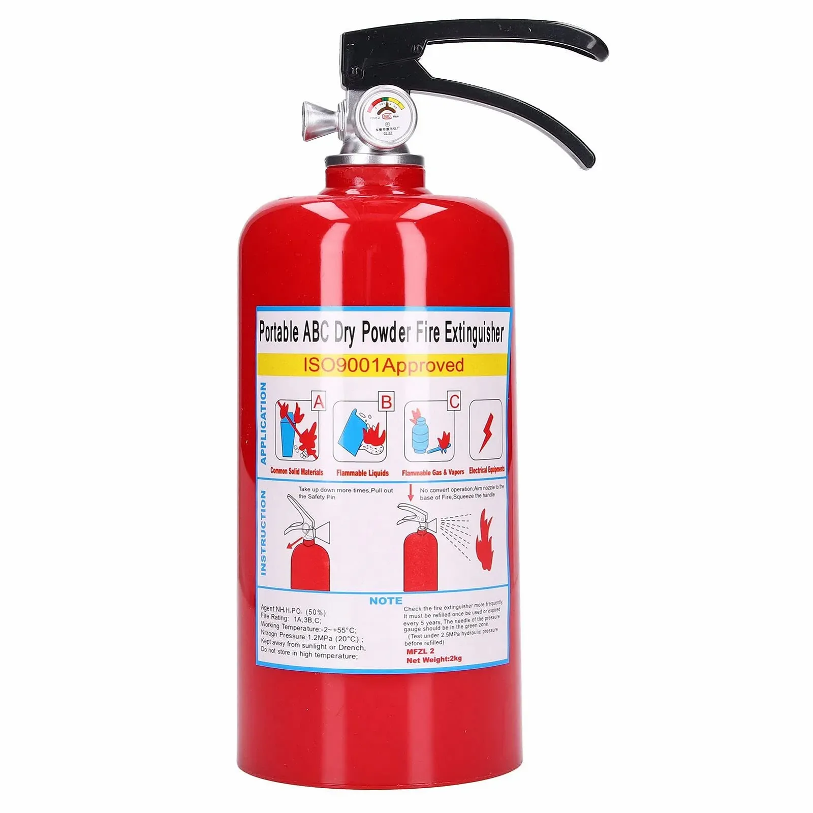 Скарбничка Qcwwy Вогнегасник пластикова алюмінієва, фото №6