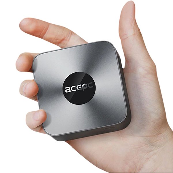 Компактний міні-ПК Acepc PicoBox Mini T8-Plus / Intel N95 / RAM 16GB / SSD 512GB / 2x LAN / Wi-Fi / Bluetooth / Windows 11 / Сірий, фото №2