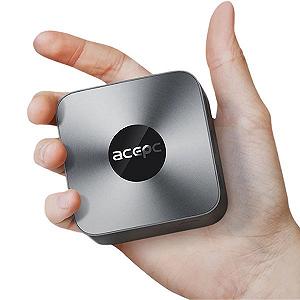Компактний міні-ПК Acepc PicoBox Mini T8-Plus / Intel N95 / RAM 16GB / SSD 512GB / 2x LAN / Wi-Fi / Bluetooth / Windows 11 / Сірий synthetic.ua - Фото 1