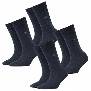 Шкарпетки Burlington Bloomsbury Жіночі Набір з 4, Розмір: 36-41; Кольори: Темно-синій (6120), Темно-синій (6120) - Фото 1