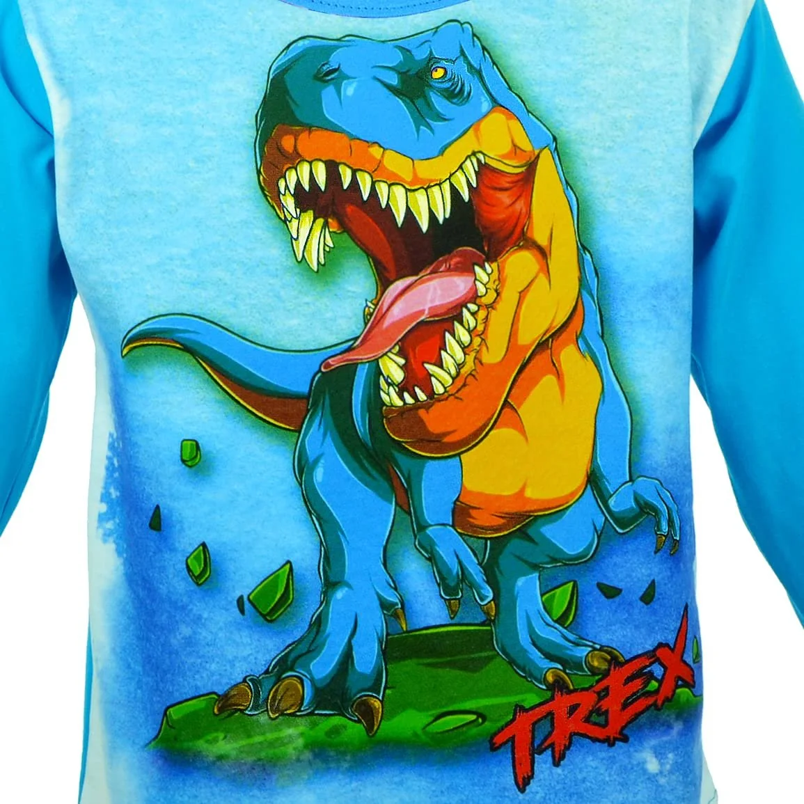 Піжама Paw Blue з довгими рукавами для хлопчиків, 100% бавовна, комплект з двох предметів, фото №4