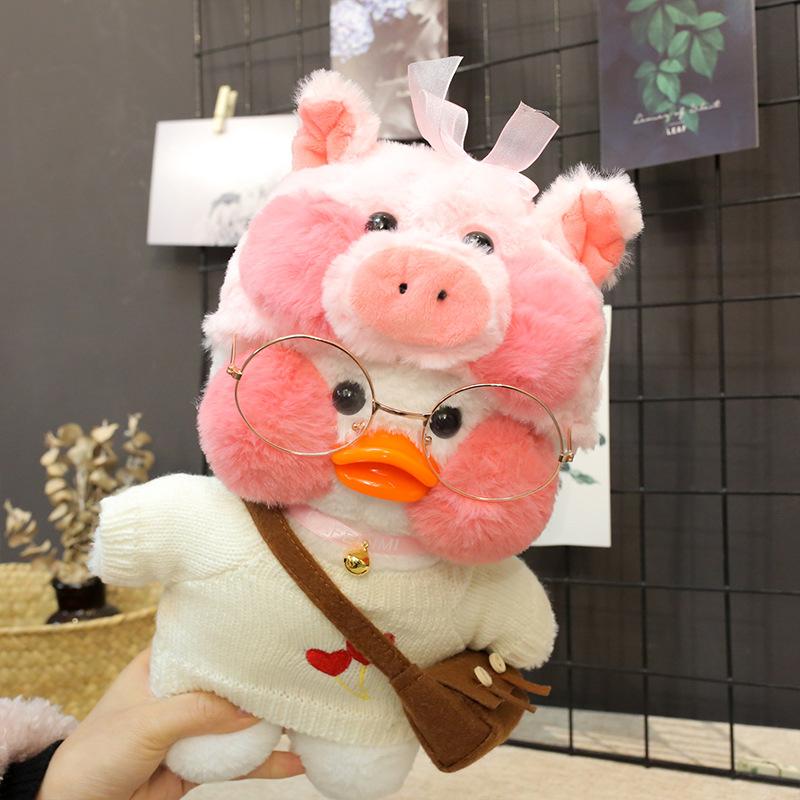 Утка лалафан - Lalafanfan Уточка Мягкая игрушка Cafe mimi duck, фото №1