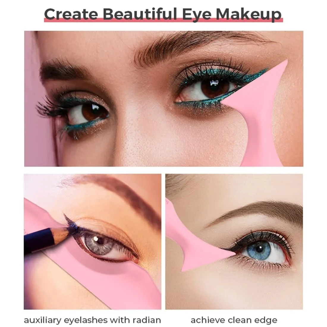 Трафарет GXGM Mascara Eyeliner Helper Набір з М'який та Гнучкий, фото №6