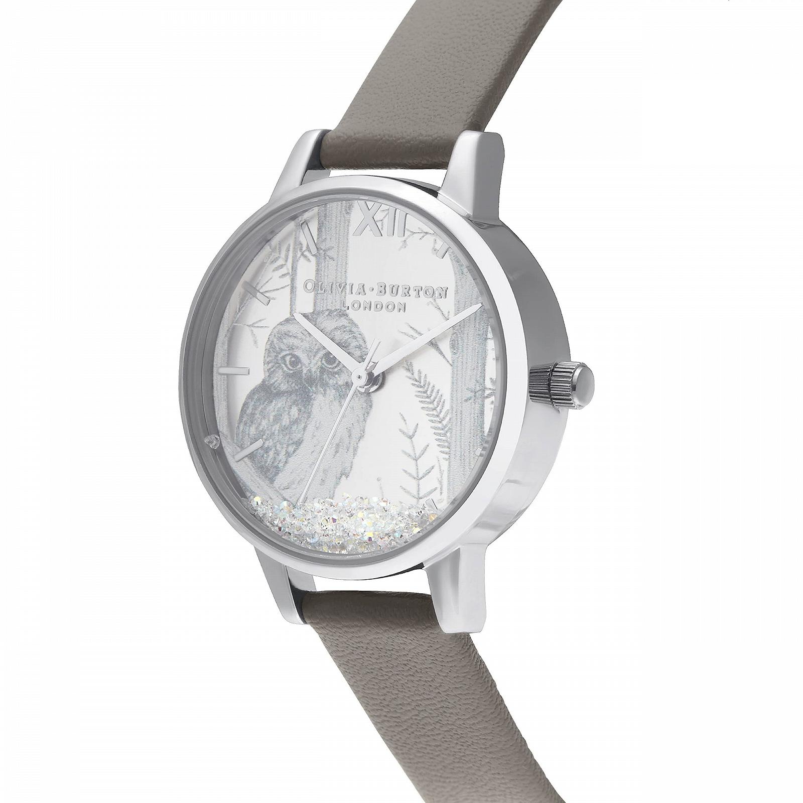 Жіночий Аналоговий Годинник Olivia Burton Snow Globe Collection OB16SG10 Сірий, фото №2