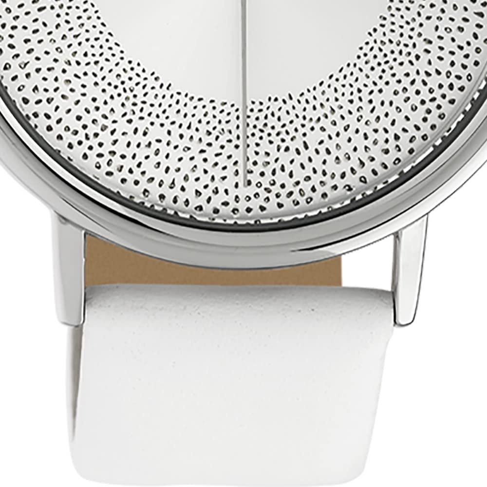 Жіночий годинник Oozoo з ефектом блиску та шкіряним ремінцем 42 мм Сріблясто-білий C10575, Сріблясто-білий, срібний, Ремінець., фото №3 Жіночий годинник Oozoo з ефектом блиску та шкіряним ремінцем 42 мм Сріблясто-білий C10575, Сріблясто-білий, срібний, Ремінець., фото №3