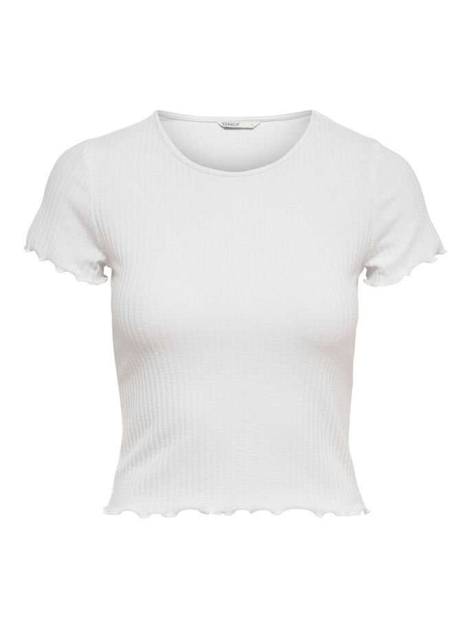 Блуза ONLEMMA SHORT TOP NOOS JRS 15201206  ONLY Білий XL, фото №4