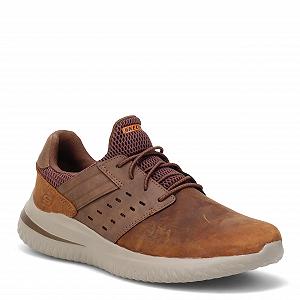 Кроссовки Skechers Delson 3.0-Ezra Кожаные на шнурках synthetic.ua - Фото 1