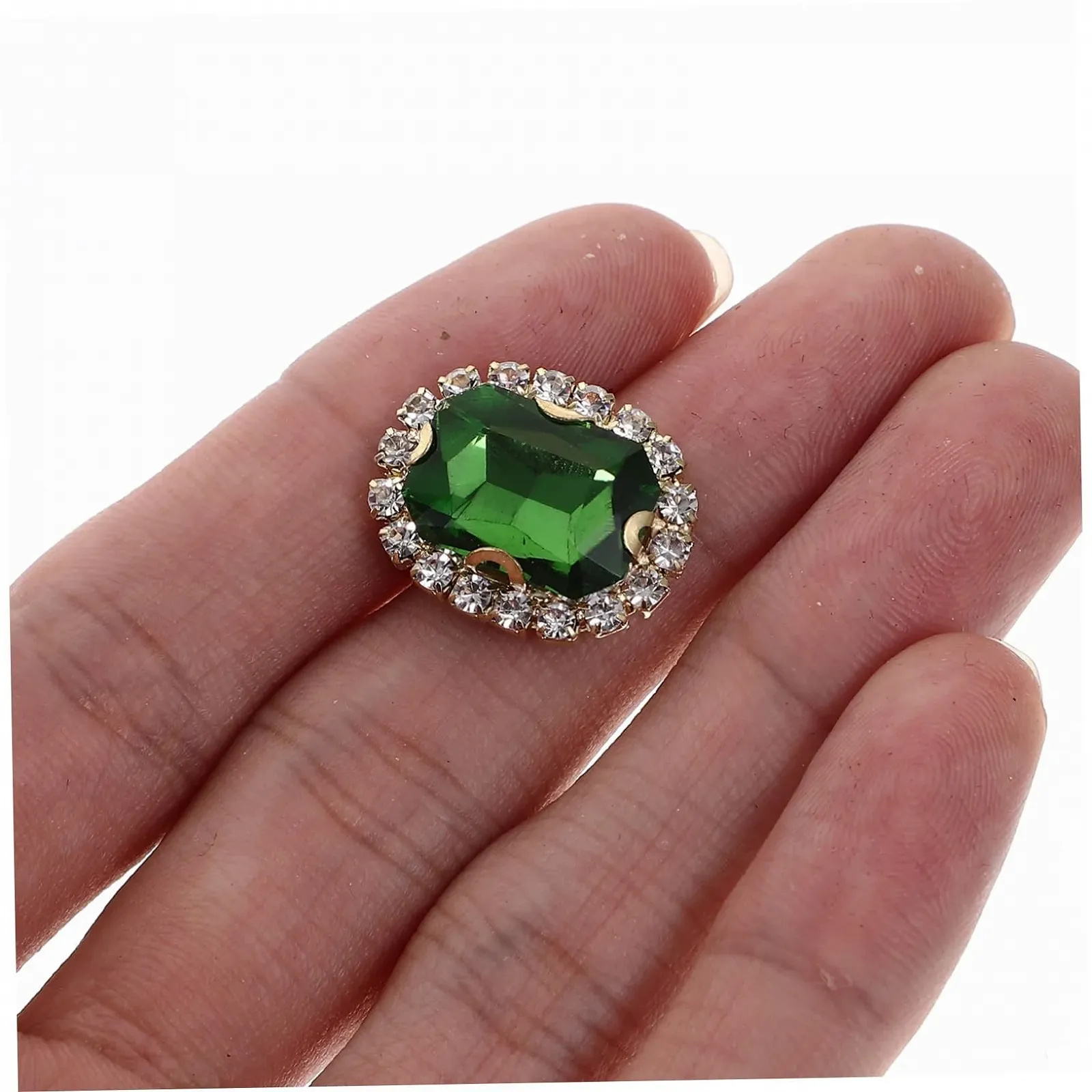 Стрази Скляні 20 шт. Декоративні стрази для одягу та DIY-проектів, фото №5