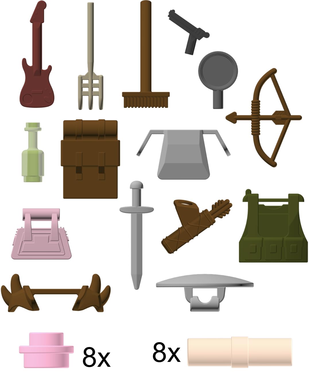 Фігурки будівельні KIDDICRAFT Mix It! KC1405, фото №5