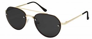 Сонцезахисні окуляри Унісекс La Optica Aviator Rimless Golden UV400 CAT 3 - Фото 1