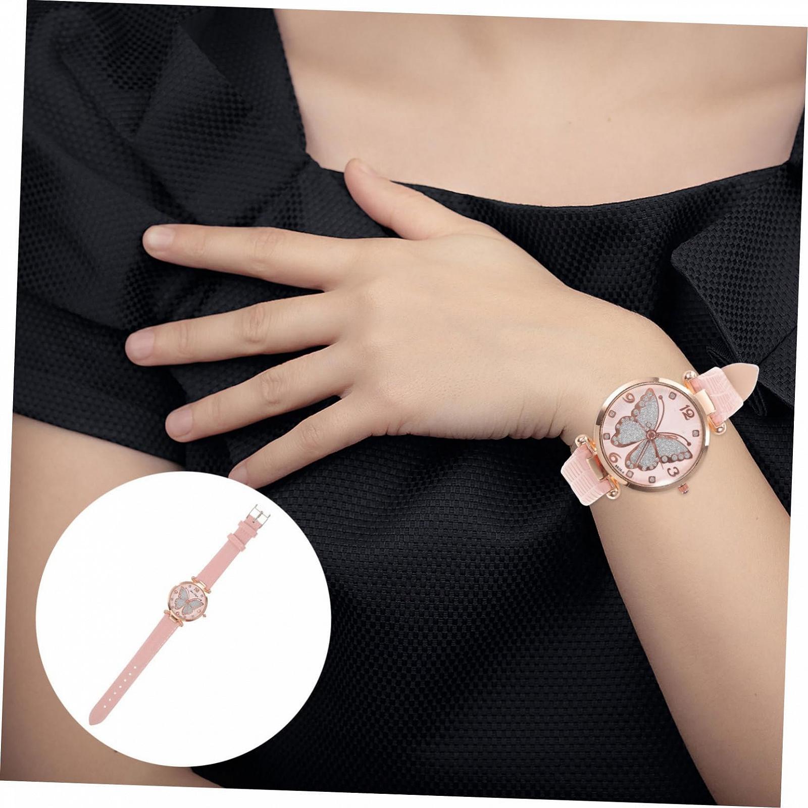 OATIPHO Годинник наручний жіночий Zarte з метеликом, фото №8