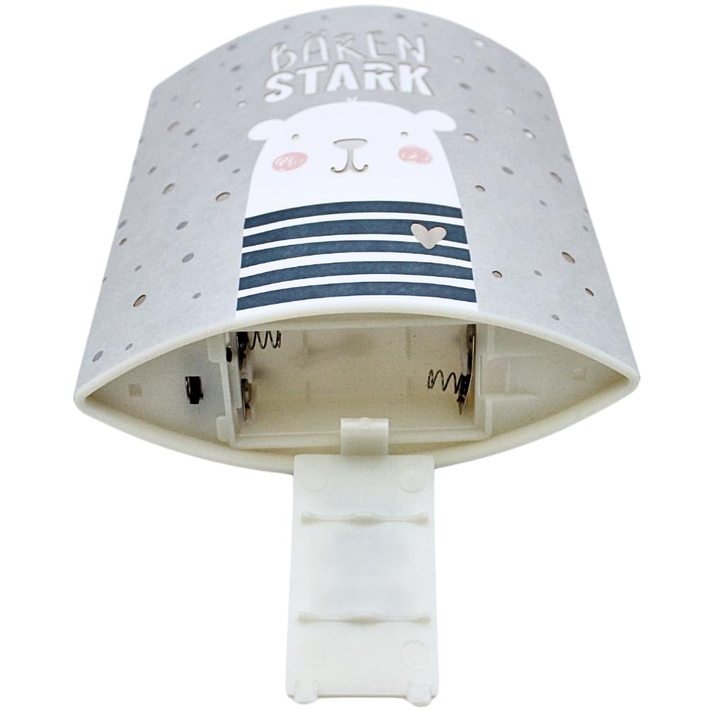 Лампа LED Мотив Ведмідь "Сильний Ведмідь" 13 x 5 x 16 см Сірий, фото №6