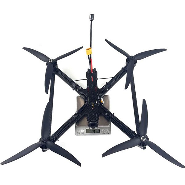 FPV дрон DarwinFPV X9 - квадрокоптер 9 дюймів, до 3 км, 170 км/год, вантаж 2,5 кг PNP (Без ресивера), фото №2