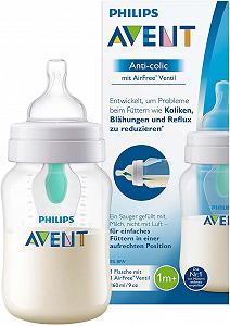 Антиколиковая бутылочка с вентиляцией Philips AVENT AirFree SCF813/14 260 мл synthetic.ua - Фото 1