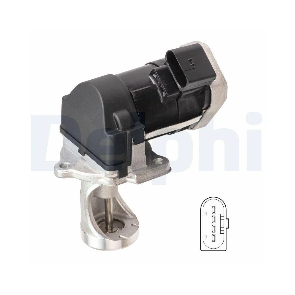 Клапан EGR DELPHI EG10431-12B1 для AUDI SEAT SKODA VW VAG, фото №1