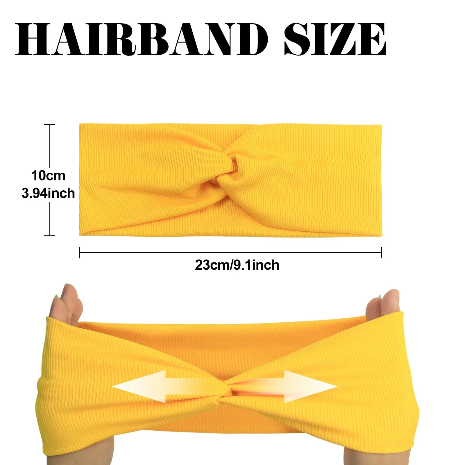 Пов'язка на голову Широка еластична м'яка, фото №2