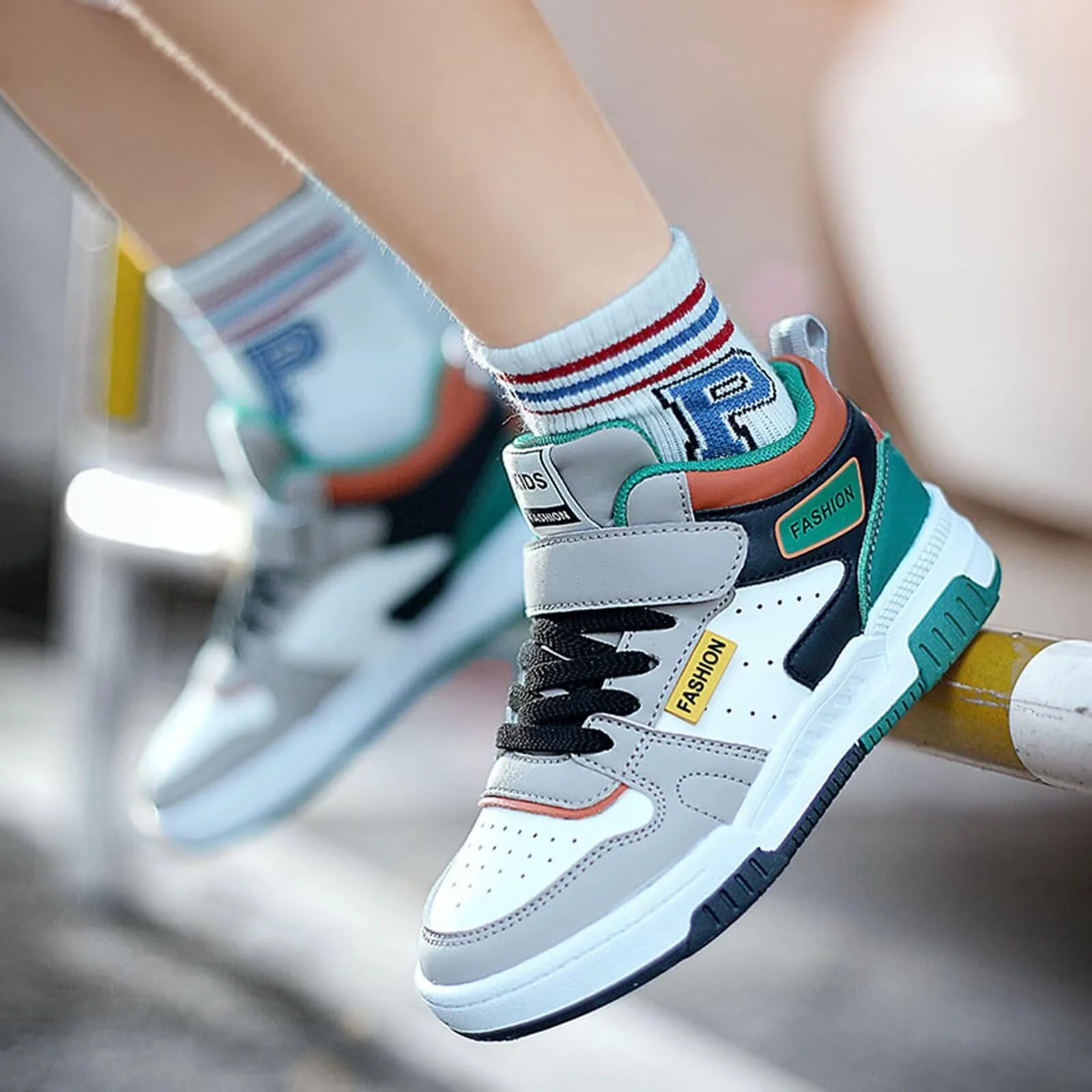 Кроссовки Детские для помещений для мальчиков и девочек Теннисные Нескользящие для досуга Размер 27-38, фото №7