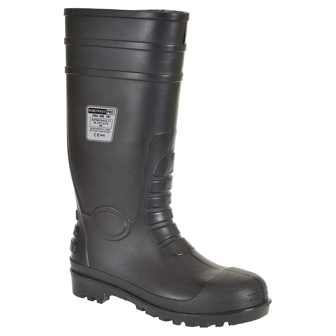 Сапоги Portwest Total Safety Wellington Boot S5, черные, фото №1