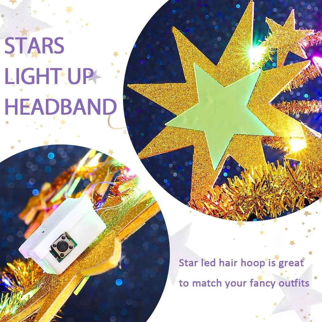 Обруч на голову Зірка, що світиться Zoestar, фото №4