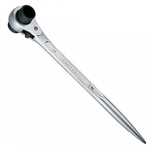 Ключи трещоточные Toptul трещоточный силовой с двойной головкой 10x13мм  AEAH1013 - Фото 1