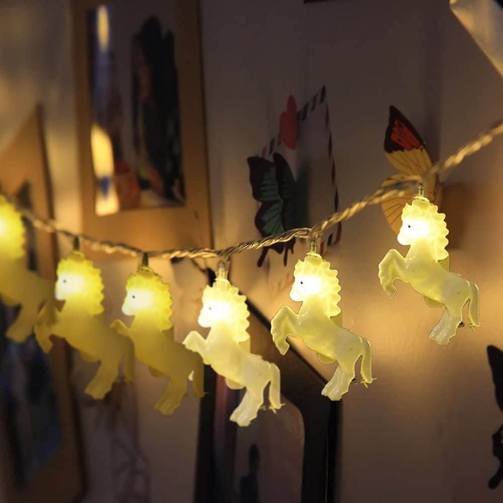 Гірлянда Riaxuebiy Єдиноріг, 1.5 м, 10 LED, теплий білий, фото №3