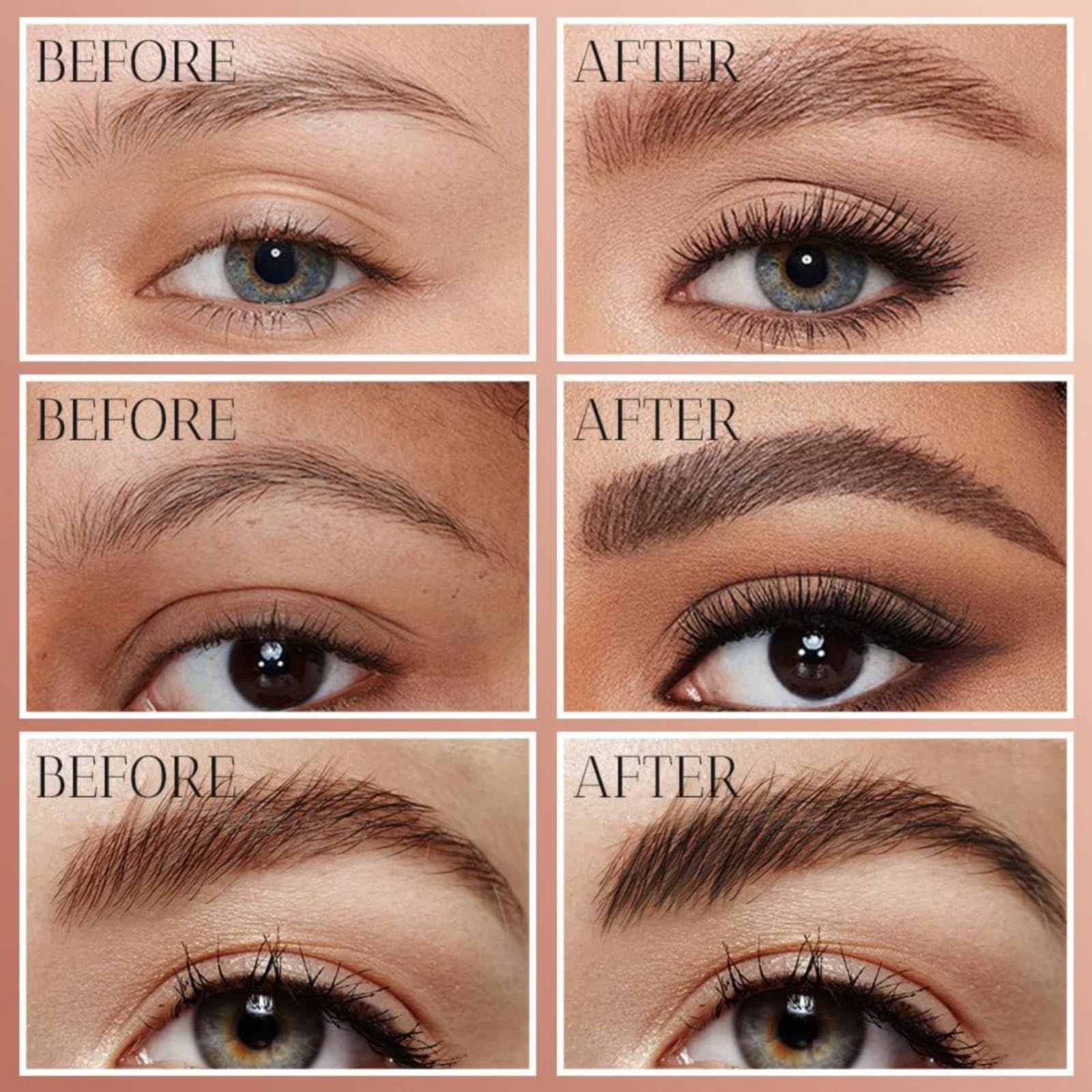 Карандаш для бровей Microblading 3D водостойкий черный, фото №6