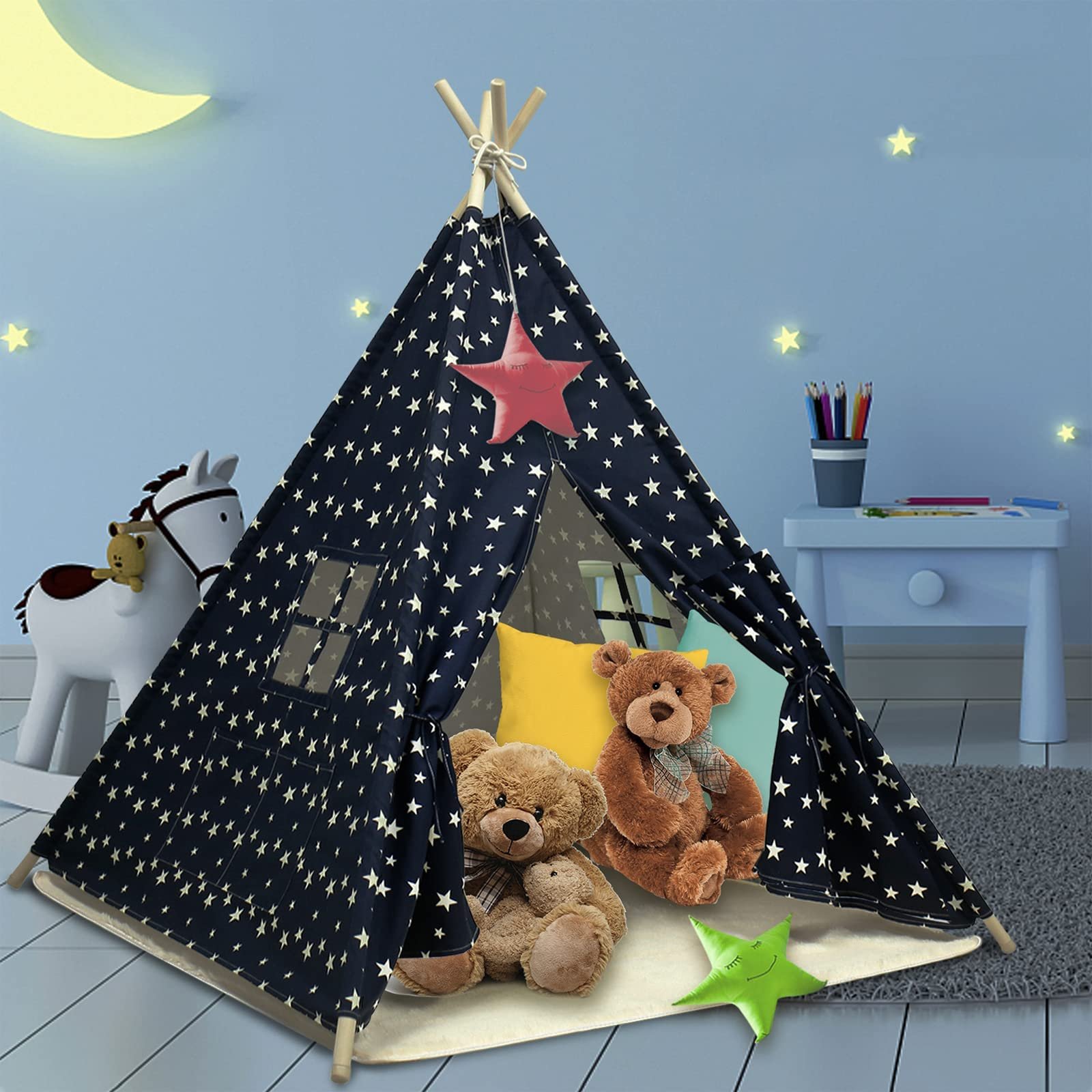 Игровая Палатка Вигвам для Детей 120 x 120 x 150 см, фото №1