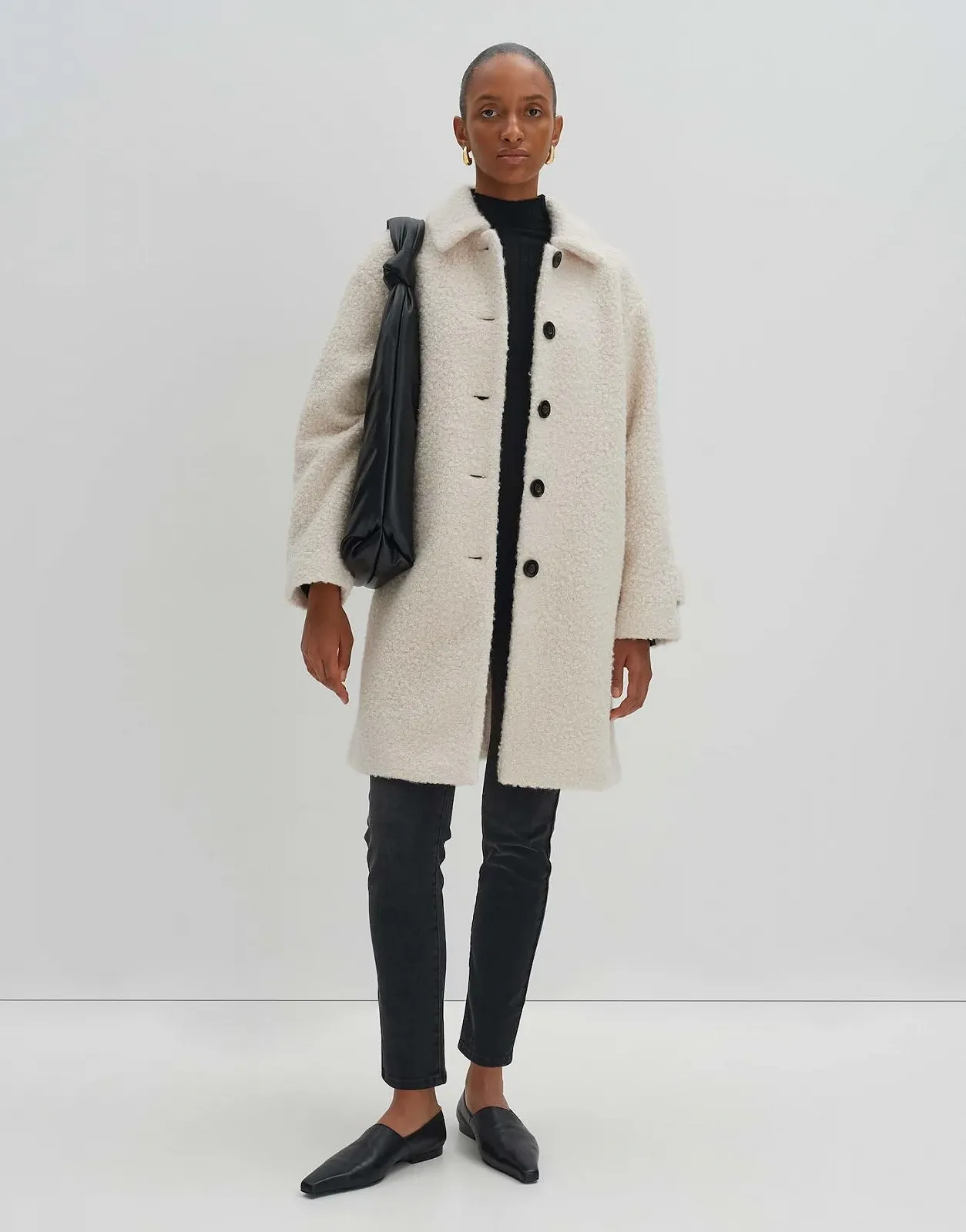 Пальто someday VILUNA Жіноче середньої довжини з штучного хутра, стандартний крій, фото №6