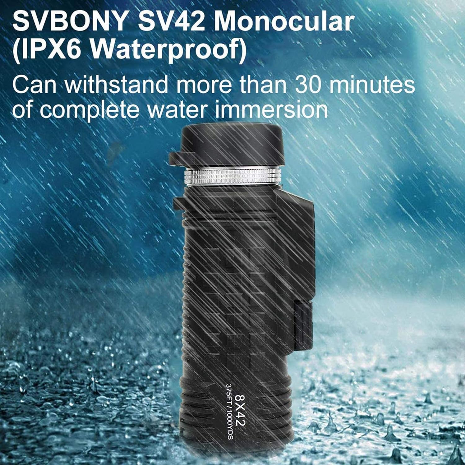 Монокуляр невідомий High Power 8x42 Водонепроникний, фото №2