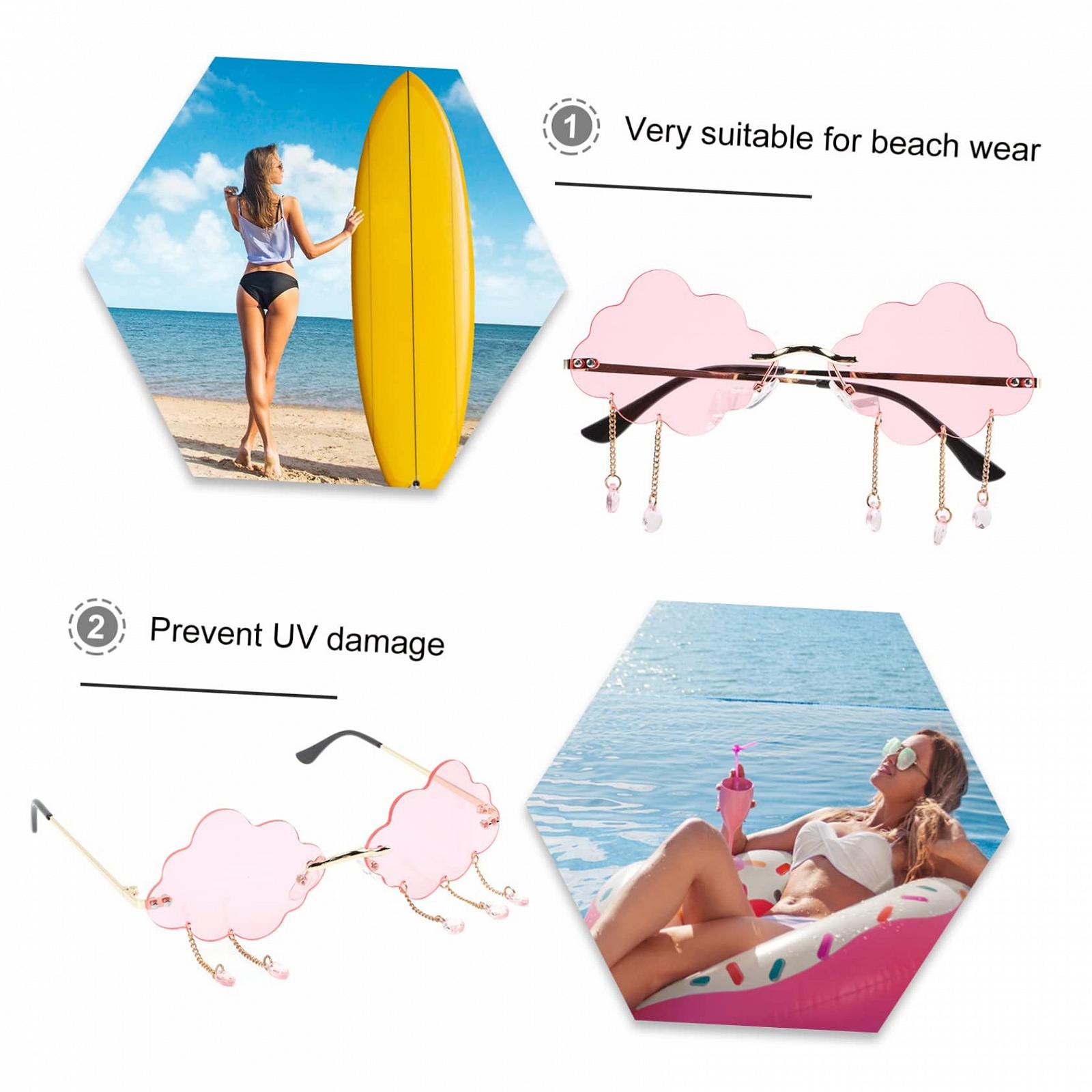 Сонцезахисні окуляри PACKOVE 4 шт. Жіночі, фото №7