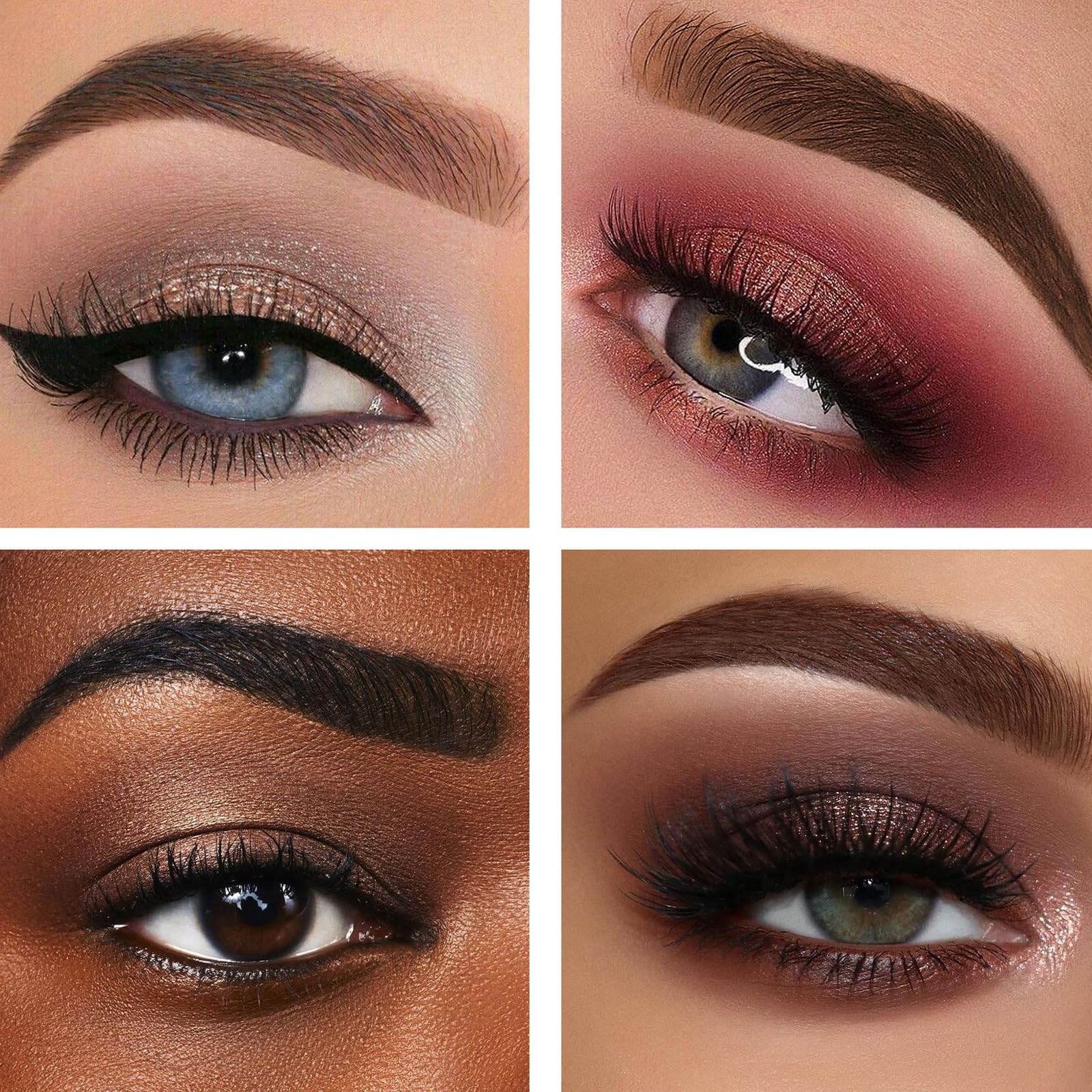 Набір для брів Fashion Brow 11 відтінків Пудра Пензлик Олівець Штамп, фото №5