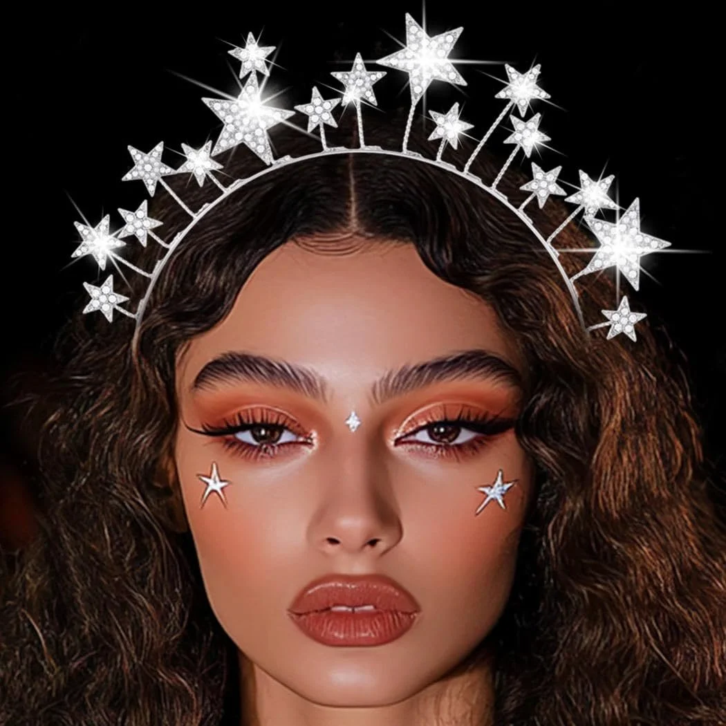 Обруч для волосся зі світлодіодною короною Zoestar, фото №4