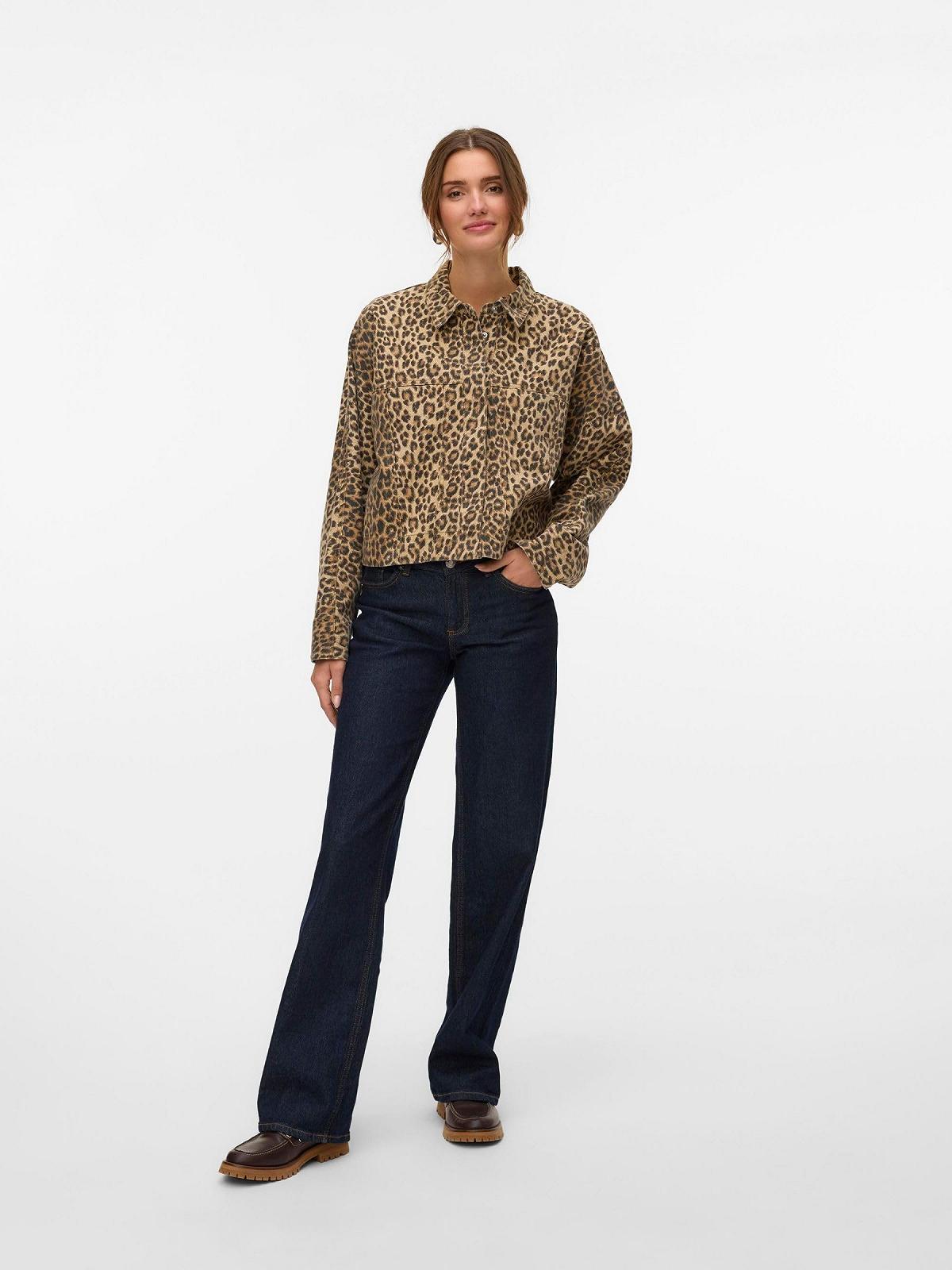 Джинсова куртка VERO MODA Vmnixi LS Denim Leo Jakcet, фото №5