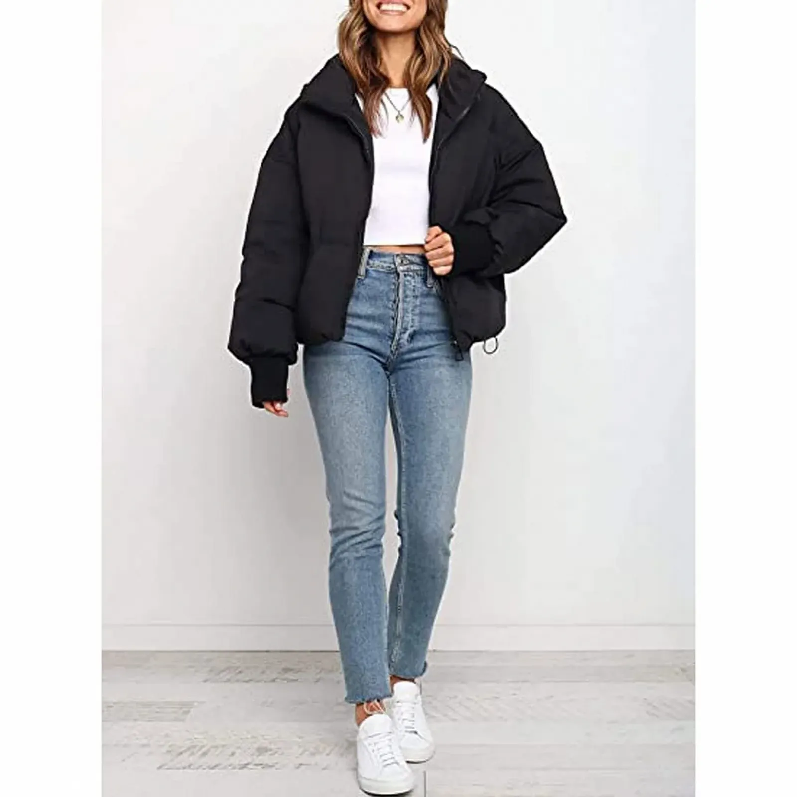 Пуховик Sawmew Женский Зимний Длинный Рукав, фото №4 Пуховик Sawmew Женский Зимний Длинный Рукав, фото №4