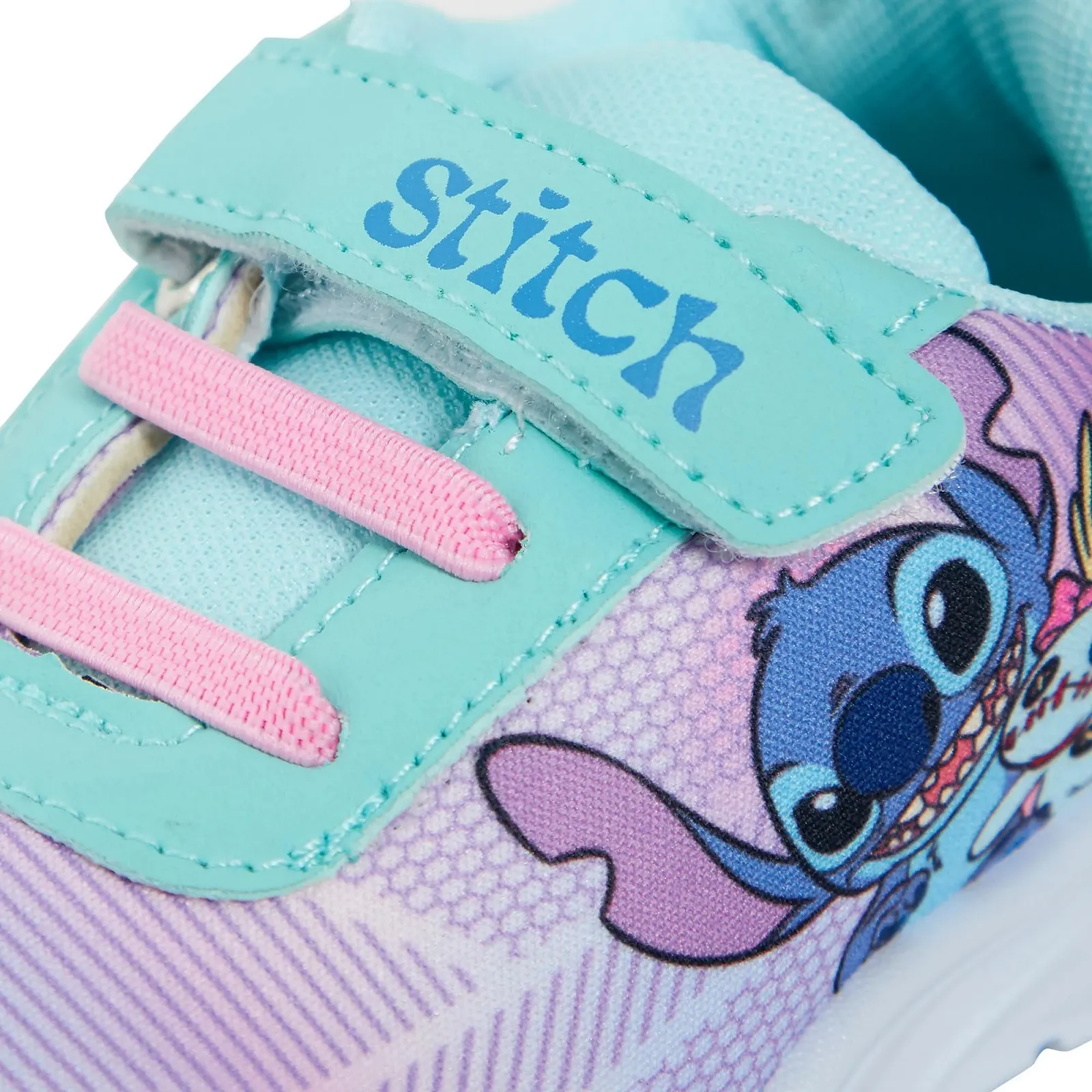 Кроссовки Disney Stitch с подсветкой для девочек, детские, застежка Easy Touch, светодиодные, фото №3