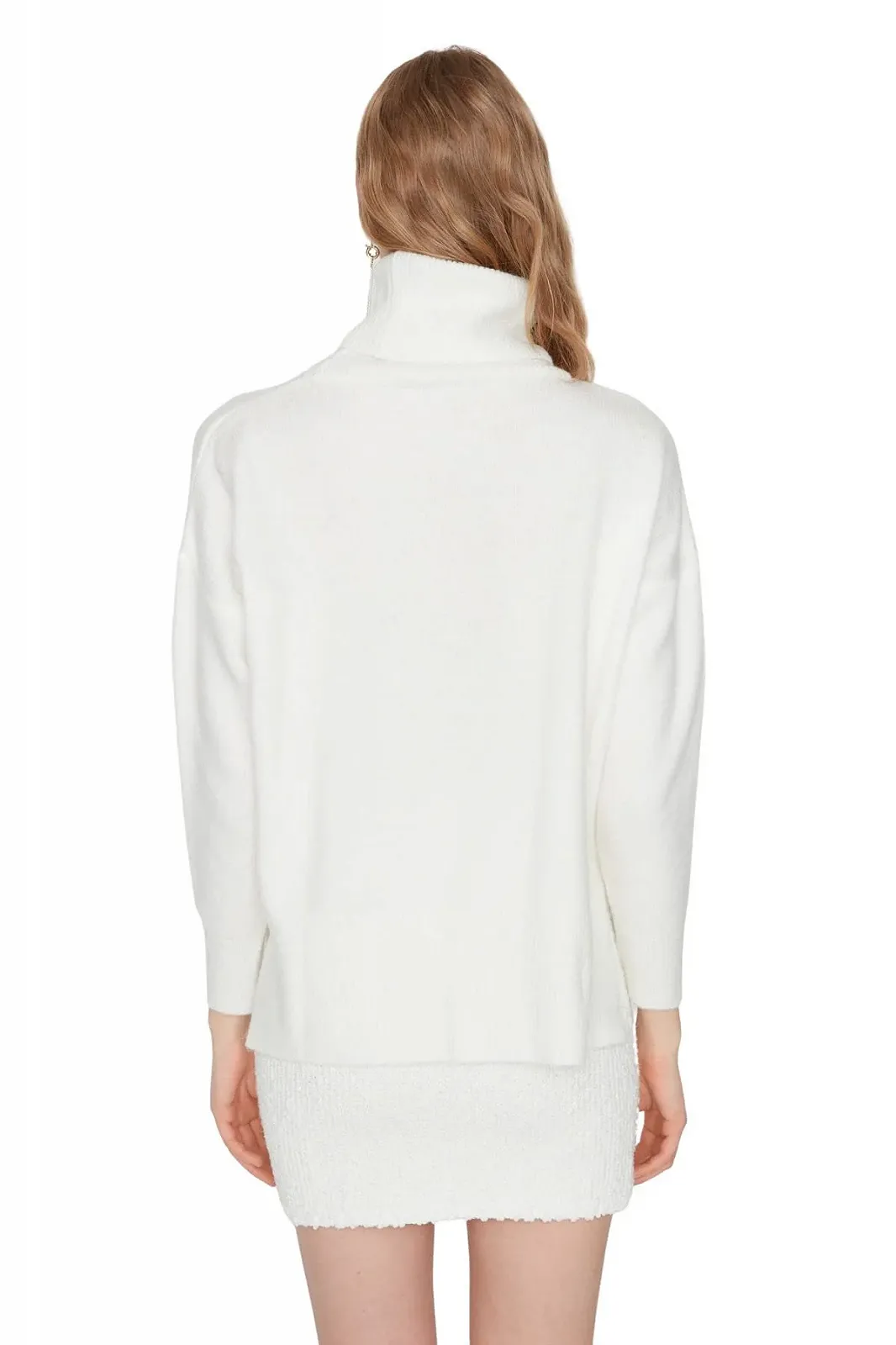 Водолазка TRENDYOL Женский Пуловер, Однотонный Свитшот, фото №5 Водолазка TRENDYOL Женский Пуловер, Однотонный Свитшот, фото №5